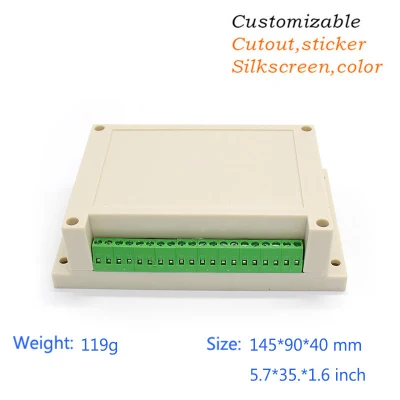 Guía Interruptor de control Carcasa de plástico PLC Caja de control industrial Carcasa del módulo eléctrico Moldeo por inyección de plástico y moldeado